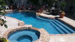ustom Swimming Pool #025 by Amarillo Custom Pools